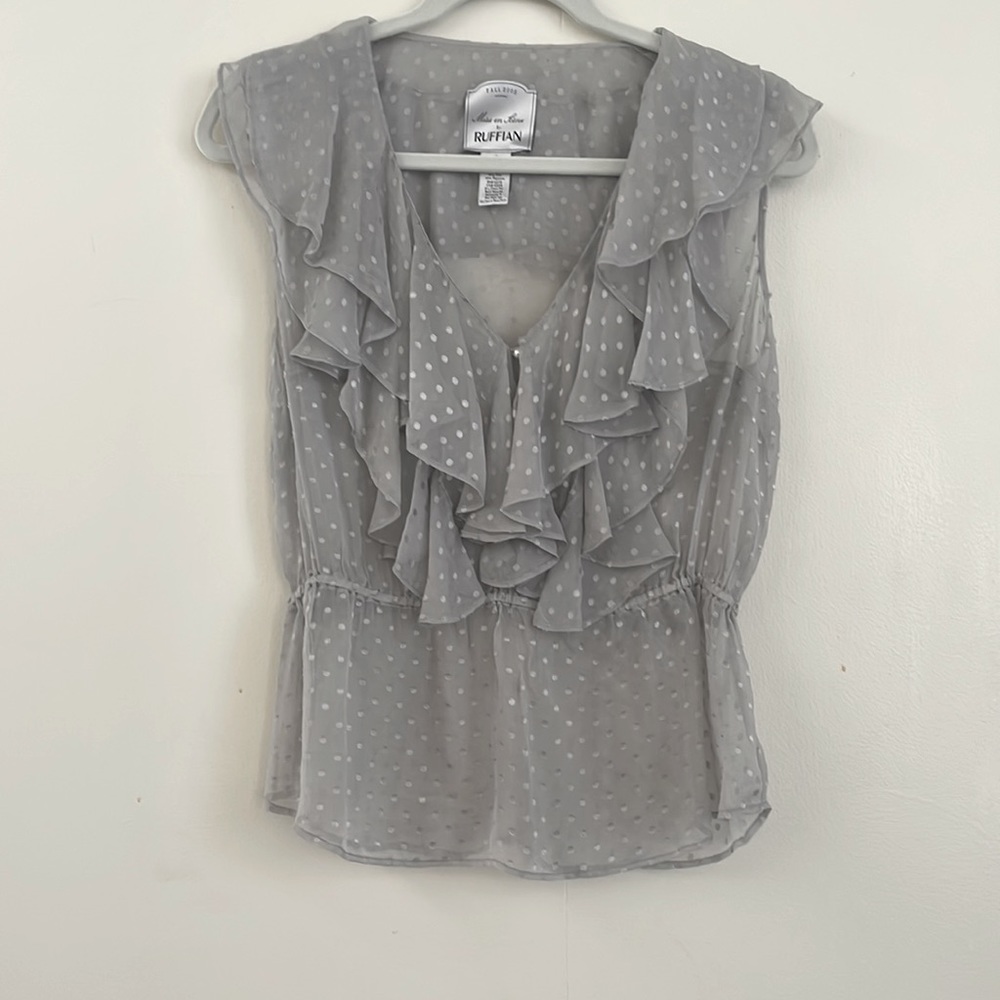 Mise en Scene by Ruffian Sheer Blouse